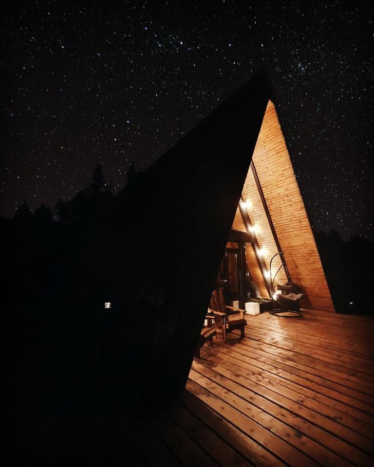 Nordik Cabin - Aframe With 2 Bedrooms Mărişel Εξωτερικό φωτογραφία