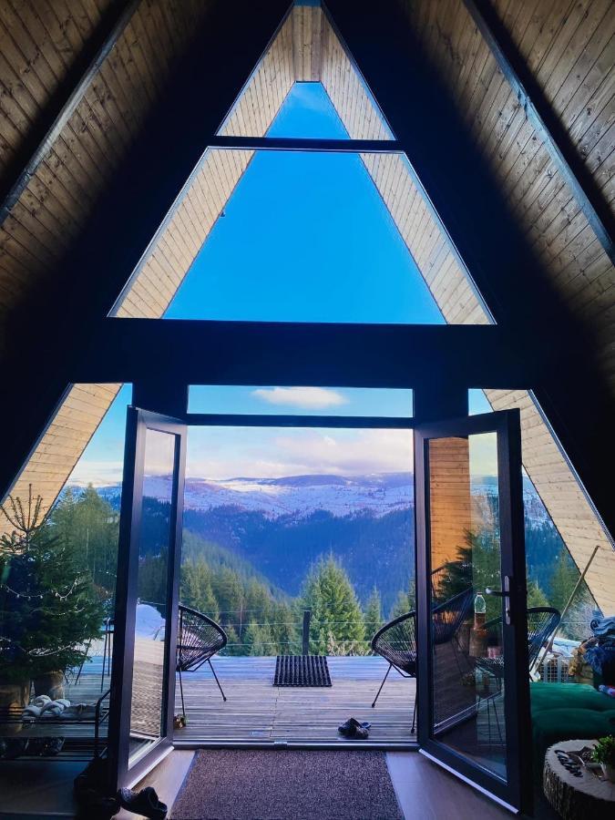 Nordik Cabin - Aframe With 2 Bedrooms Mărişel Εξωτερικό φωτογραφία
